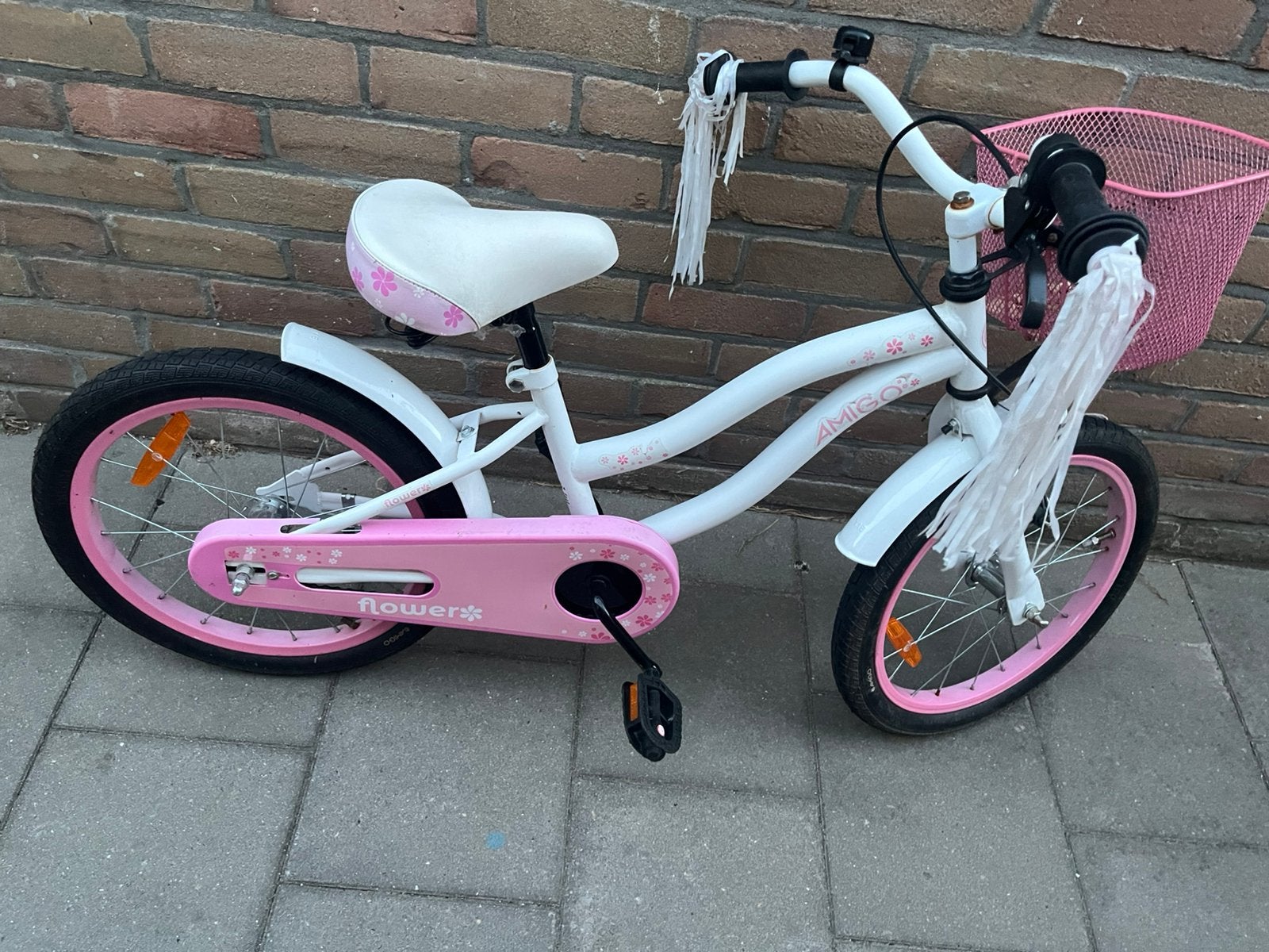Amigo Meisjes fiets, als nieuw, Ophalen, Zo goed als nieuw