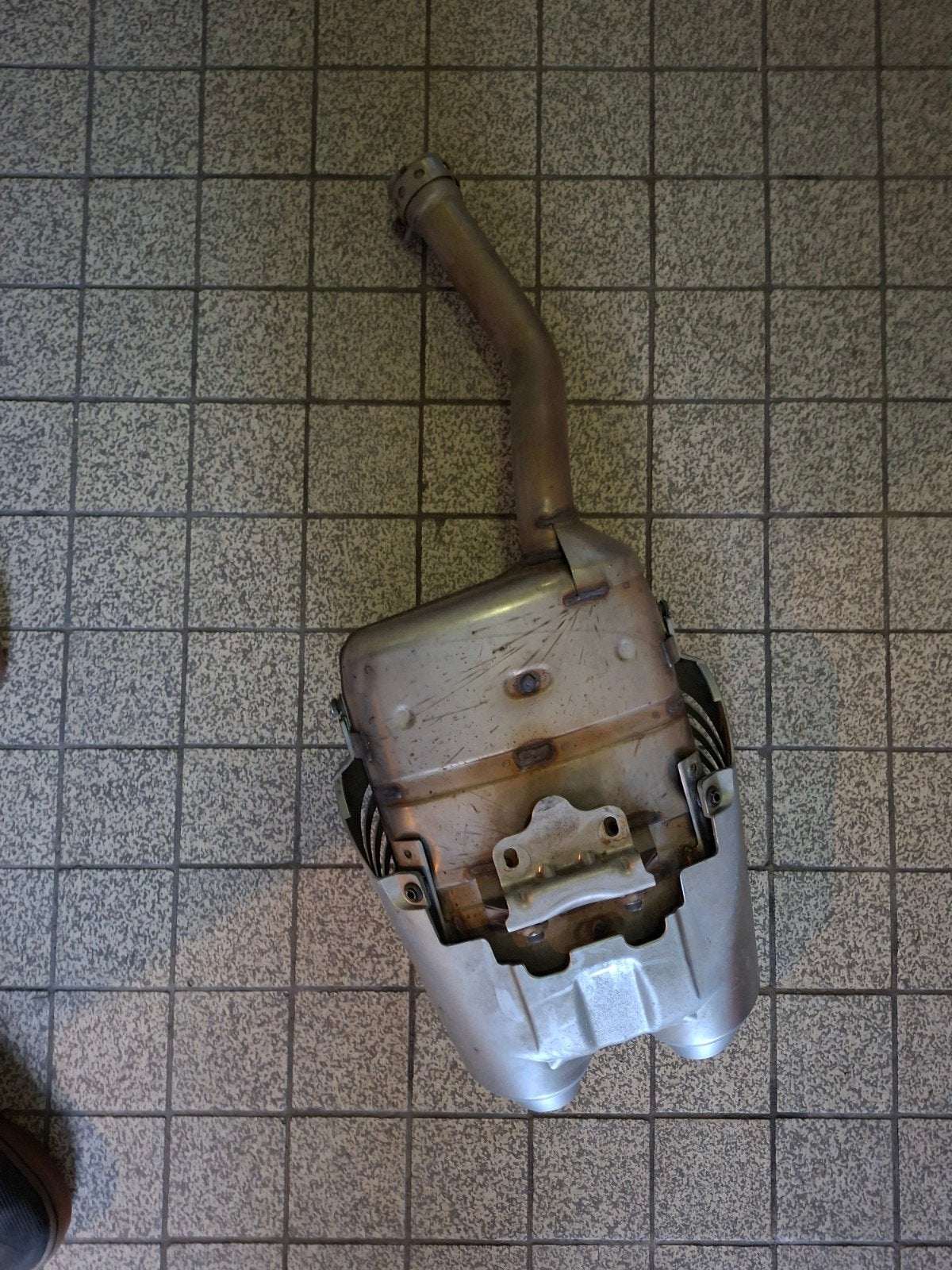 Yamaha Fazer FZ6 s2 Originele Uitlaat 2009, Ophalen, Gebruikt