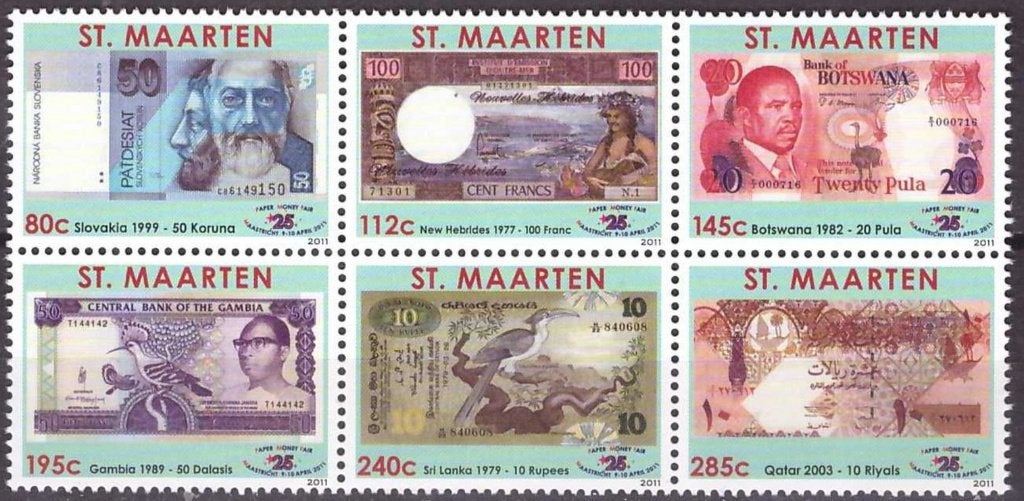 01-07 Sint Maarten 2/7 postfris, Verzenden, Postfris