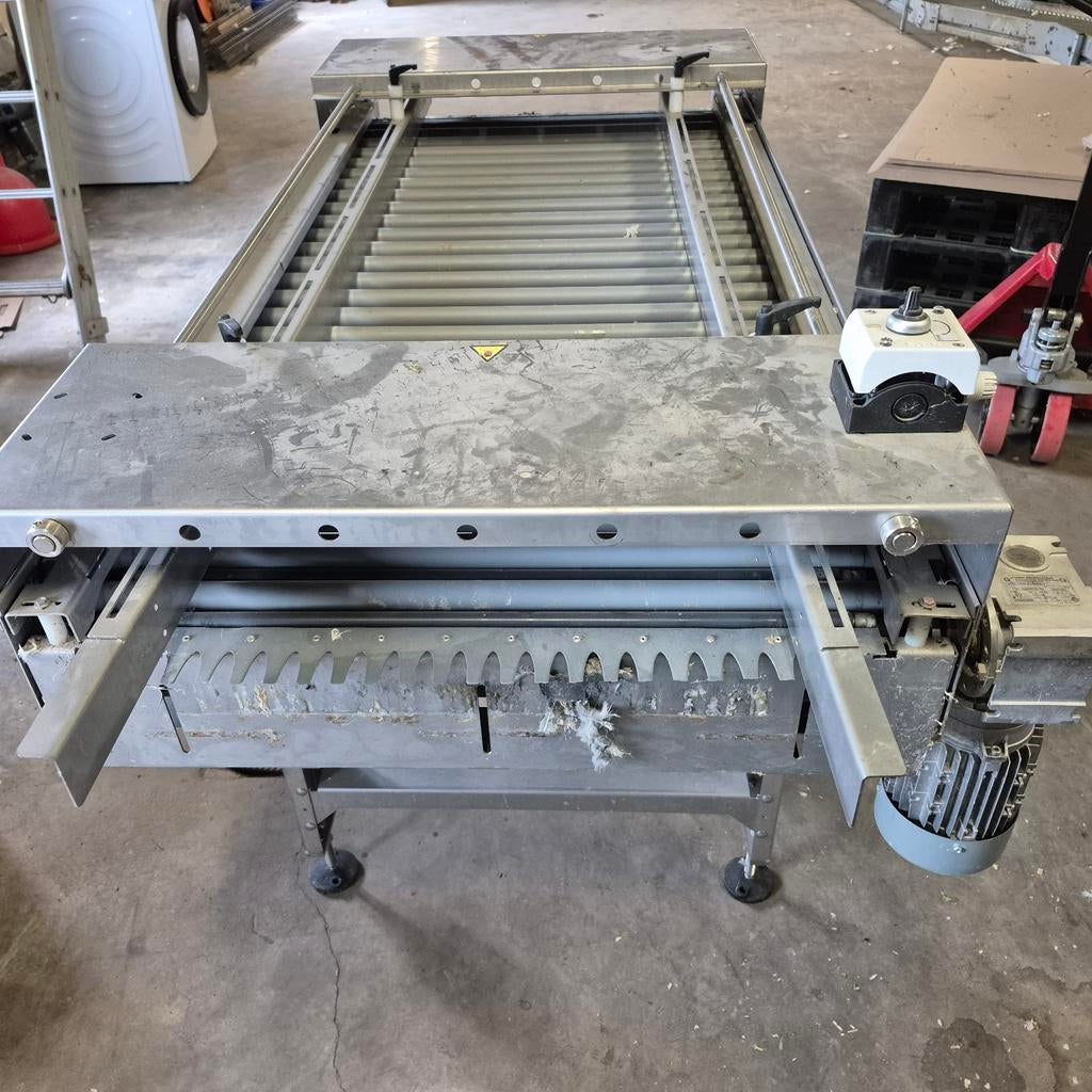 Aanvoerband voor eieren inpakker - NORD DRIVESYSTEMS, Kip