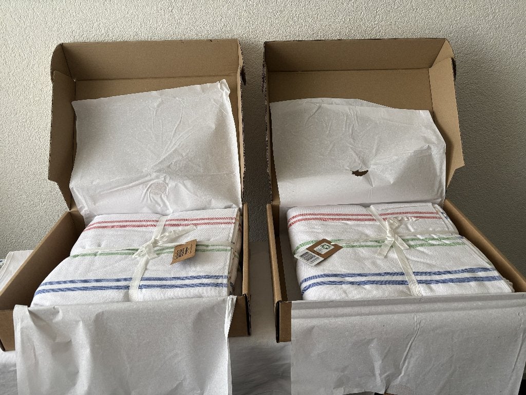4 nieuwe Postcodeloterij hamamdoeken / strandlakens, Ophalen of Verzenden, Nieuw