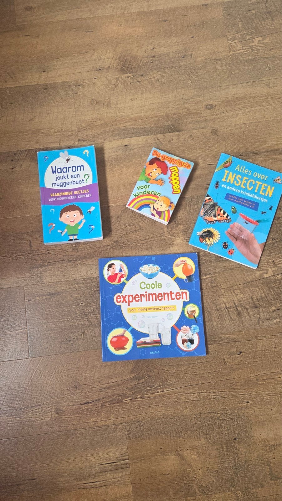Leuke kinderboeken: moppen, insecten, experimenten en meer, Ophalen of Verzenden, Zo goed als nieuw, Diverse auteurs, Non-fictie