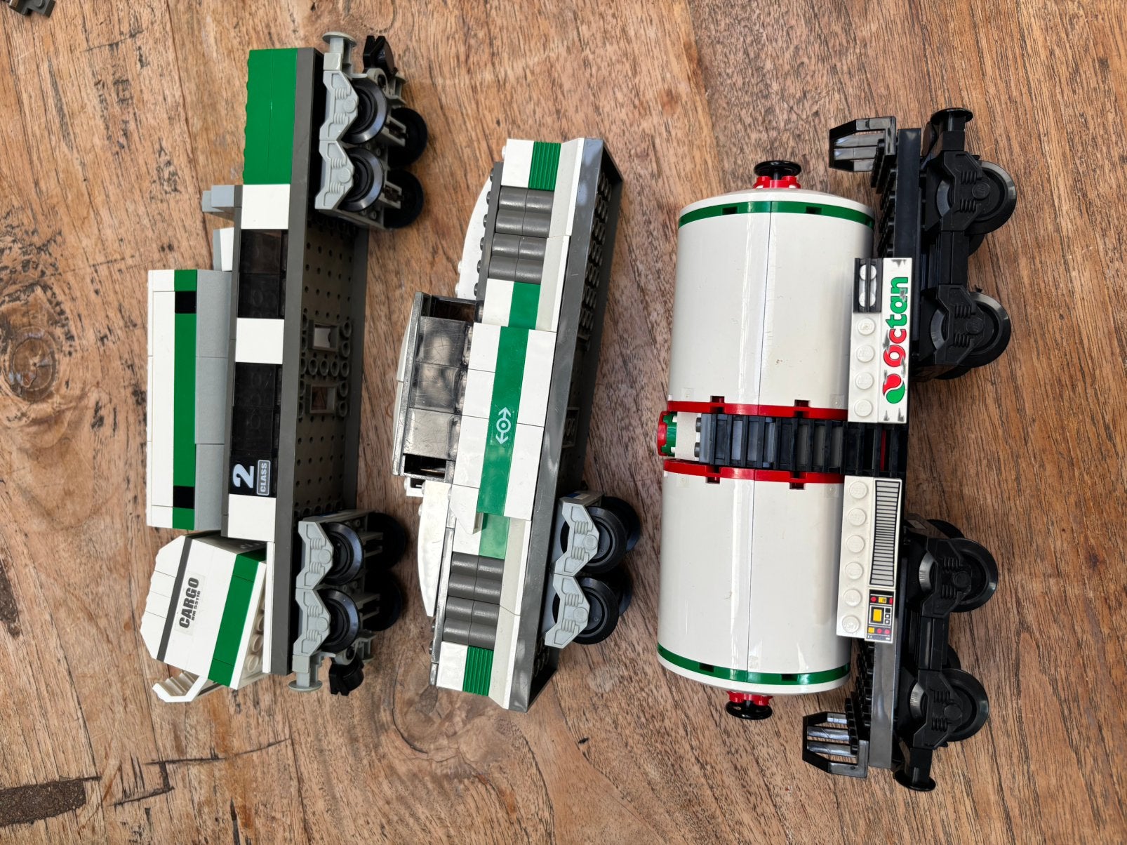 Lego trein delen en octan wagon 9 volt, Ophalen of Verzenden, Zo goed als nieuw