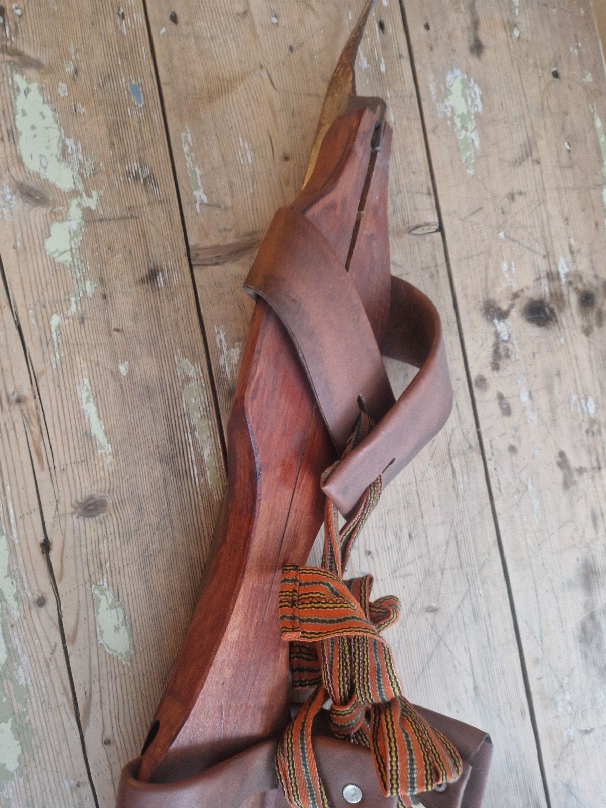 Super grote schaats 72 cm  met naamplaatje, Antiek en Kunst, Curiosa en Brocante, Ophalen of Verzenden