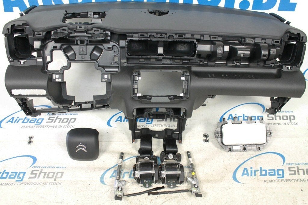 Airbag set Dashboard zwart Citroen C3 Aircross (2017-heden)