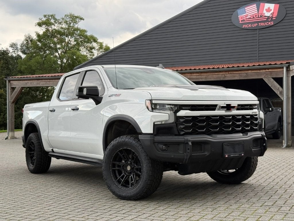 Chevrolet Silverado ZR2 Bison 6.2L V8 Pick-Up Bedrijfswagen, Auto's, Automaat, Wit, Leder, Vierwielaandrijving