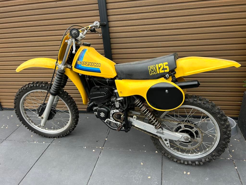Suzuki rm 125 cc oldtimer crosser brommer, Fietsen en Brommers, Brommers | Crossbrommers, Ophalen of Verzenden, Zo goed als nieuw