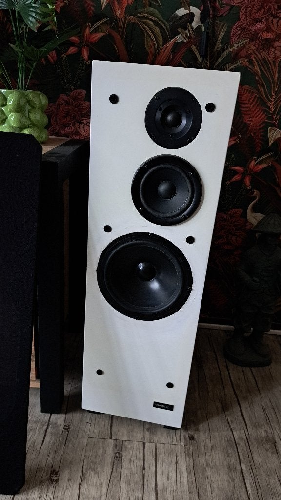 Translator Impact40 wit set, Audio, Tv en Foto, Stereo speakers, 120 tot 150 watt, Refurbished, Ophalen