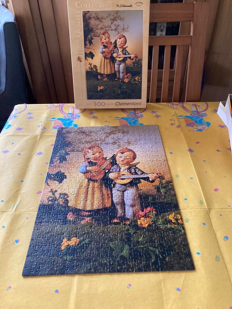 Hummel puzzel, Ophalen, Meer dan 50 stukjes, Zo goed als nieuw, 6 jaar of ouder