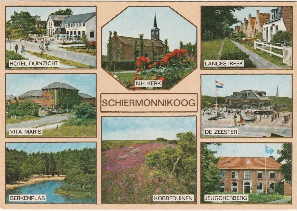 SCHIERMONNIKOOG Hotel Duinzicht Vita Maris Jeugdherberg, Verzenden, 1980 tot heden, Gelopen, Waddeneilanden