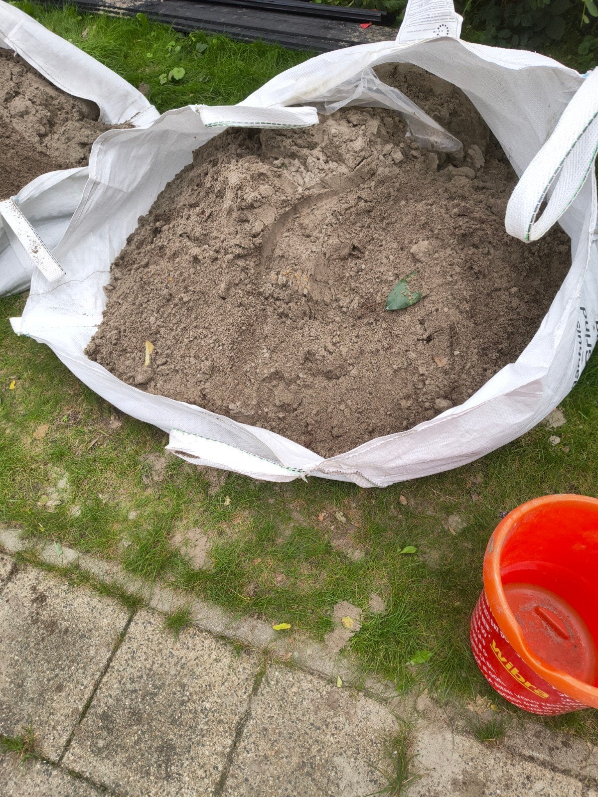 Ophoogzand in big bags, Ophalen, Gebruikt, Ophoogzand