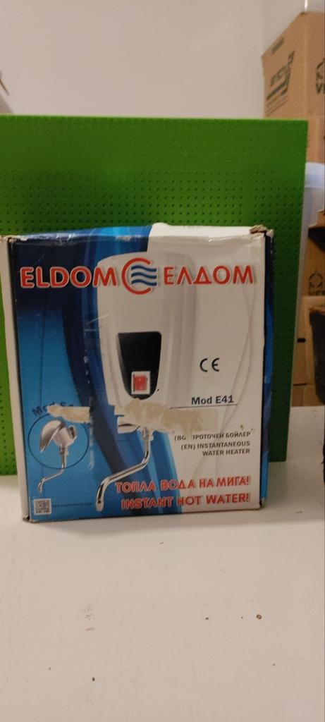 Eldom Instantaneous Water Heater Mod E41/E52/E72, Doe-het-zelf en Verbouw, Ophalen of Verzenden