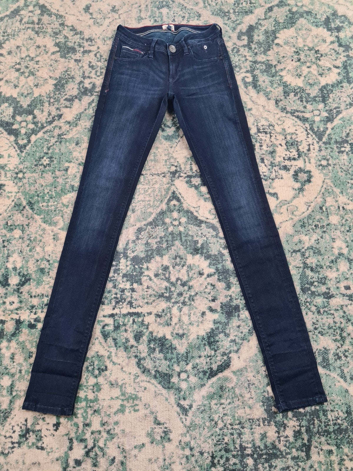 Tommy Hilfiger Natalie Felida W27 L34 Tulsi2734 Low-rise, Blauw, Ophalen of Verzenden, Zo goed als nieuw, W27 (confectie 34) of kleiner