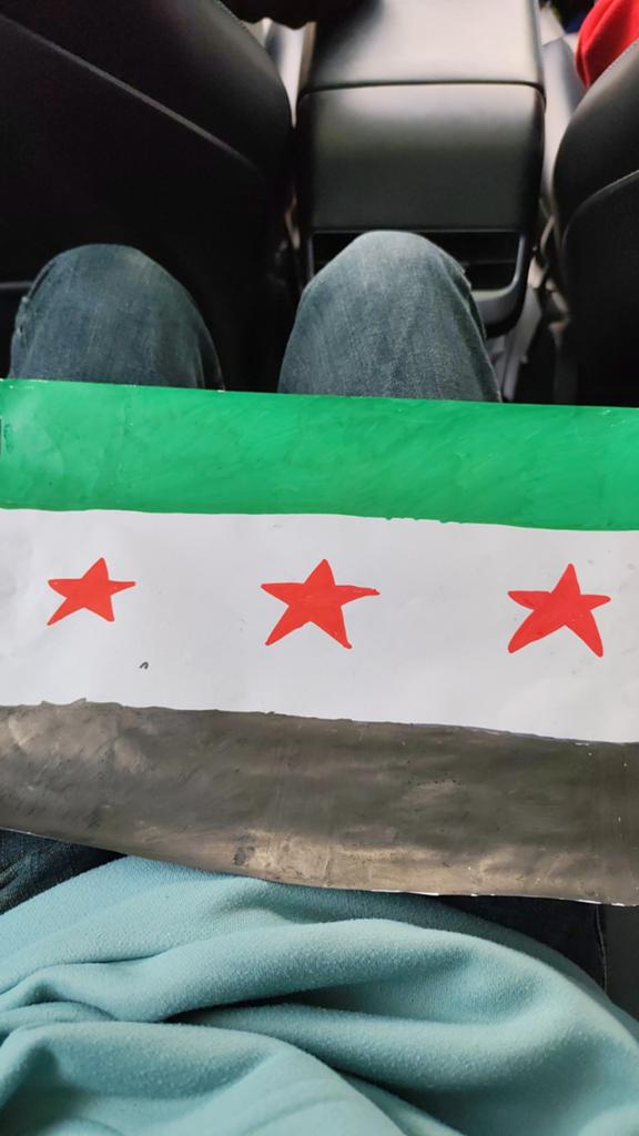 Syria vlag bidding, Diversen, Vlaggen en Wimpels, Ophalen of Verzenden