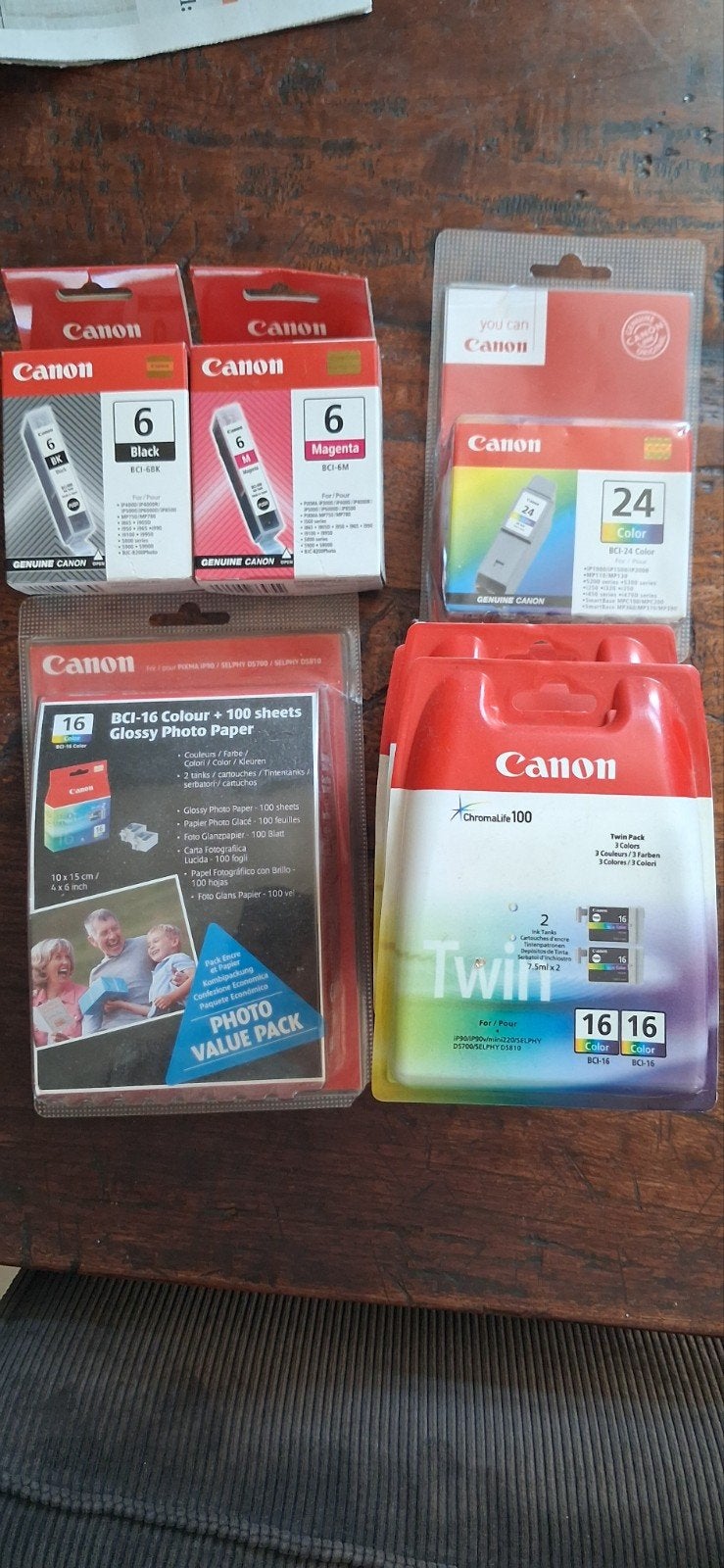Canon inktpatronen voor diverse inkjetprinters, Ophalen of Verzenden, Nieuw, Cartridge, Canon