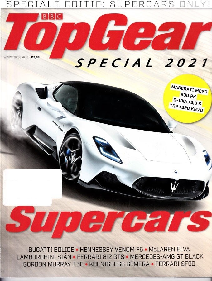 TopGear Special 2021 ( NL ) : Porsche 911 Turbo S - McLaren, Ophalen of Verzenden, Gelezen, Algemeen