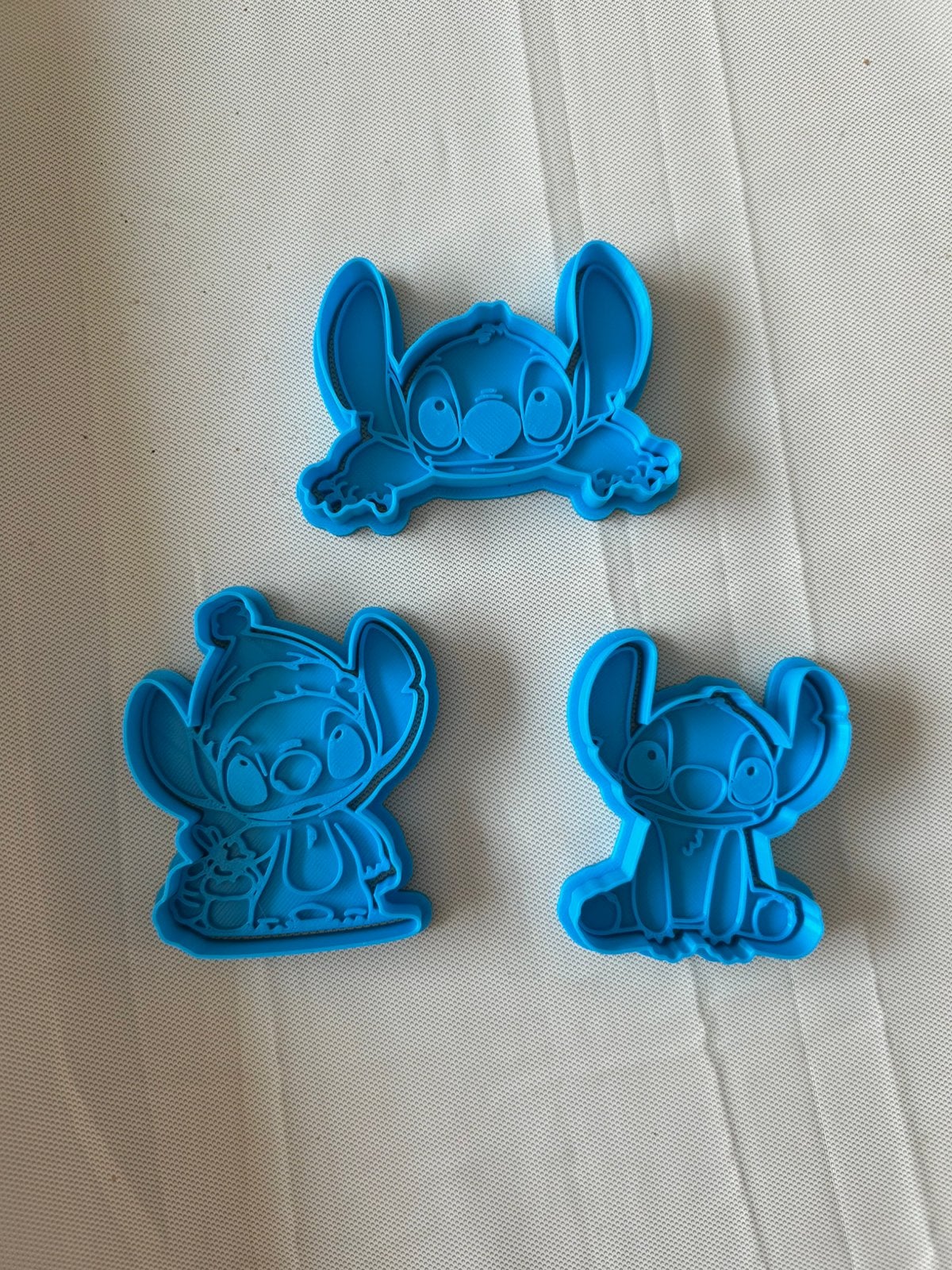 stitch cookie cutters, Ophalen of Verzenden, Zo goed als nieuw, Taarten of Cupcakes, Bakvorm