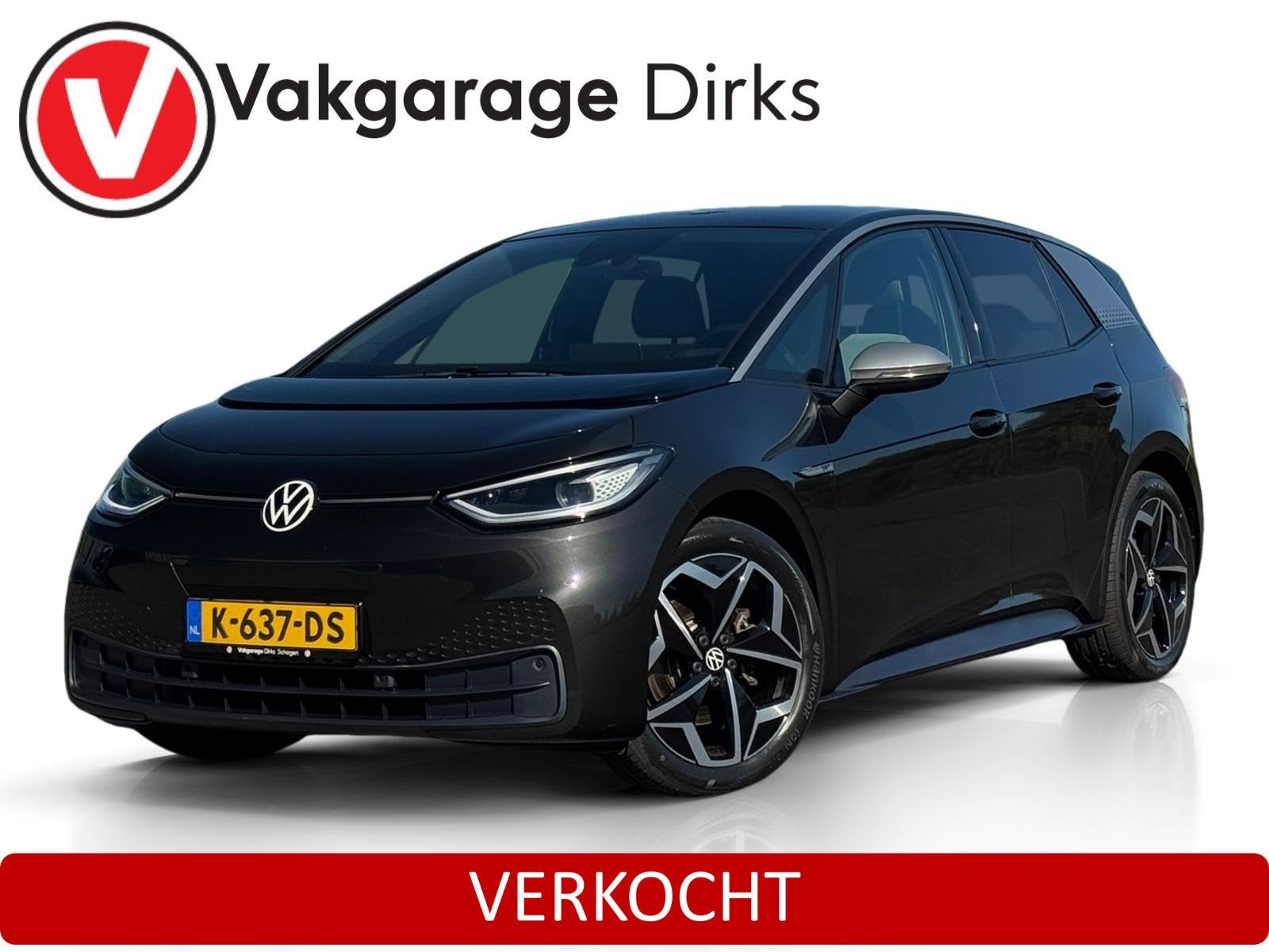 Volkswagen ID.3 First Plus 58 kWh ✅ 92% SOH ✅ IQ light, Auto's, Automaat, Gebruikt, 375 min, ID.3