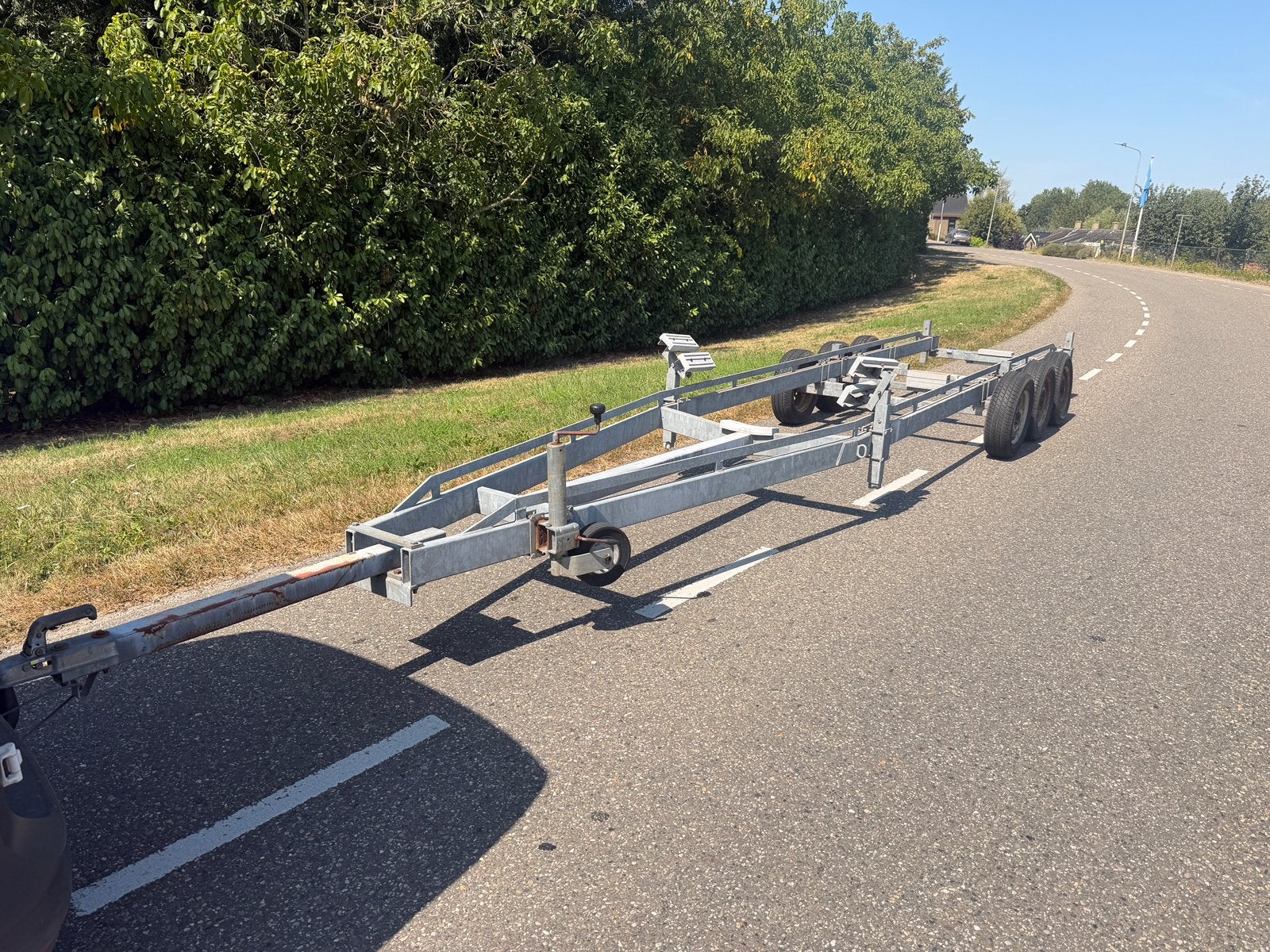 Trailer 3 asser Pega koopje, Ophalen, Gebruikt, Sloepentrailer, 6 tot 9 meter
