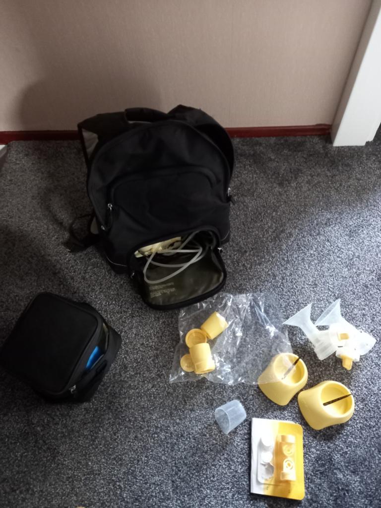 Medela pump style advanced met koeltasje, Ophalen of Verzenden, Zo goed als nieuw