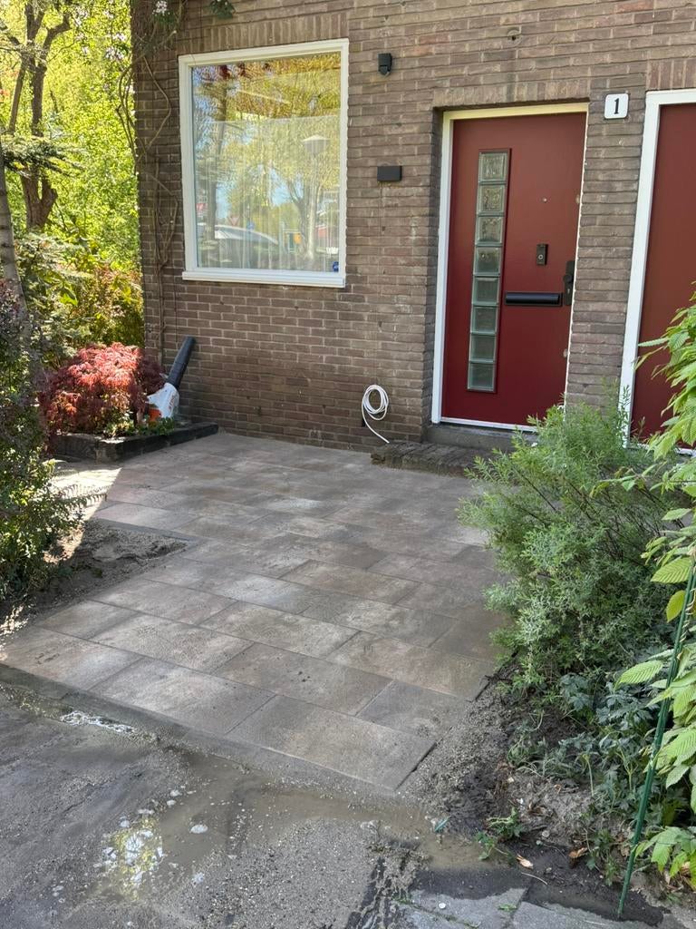 Tuin hovenier tegels schuur schutting, Ophalen of Verzenden, Nieuw, Beton, Terrastegels