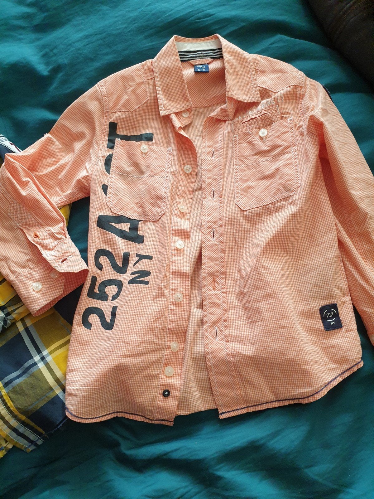 Erg mooie 717 blouses bloesjes blouse sevenoneseven 110 116, Ophalen, Zo goed als nieuw, Jongen, Overhemd of Blouse