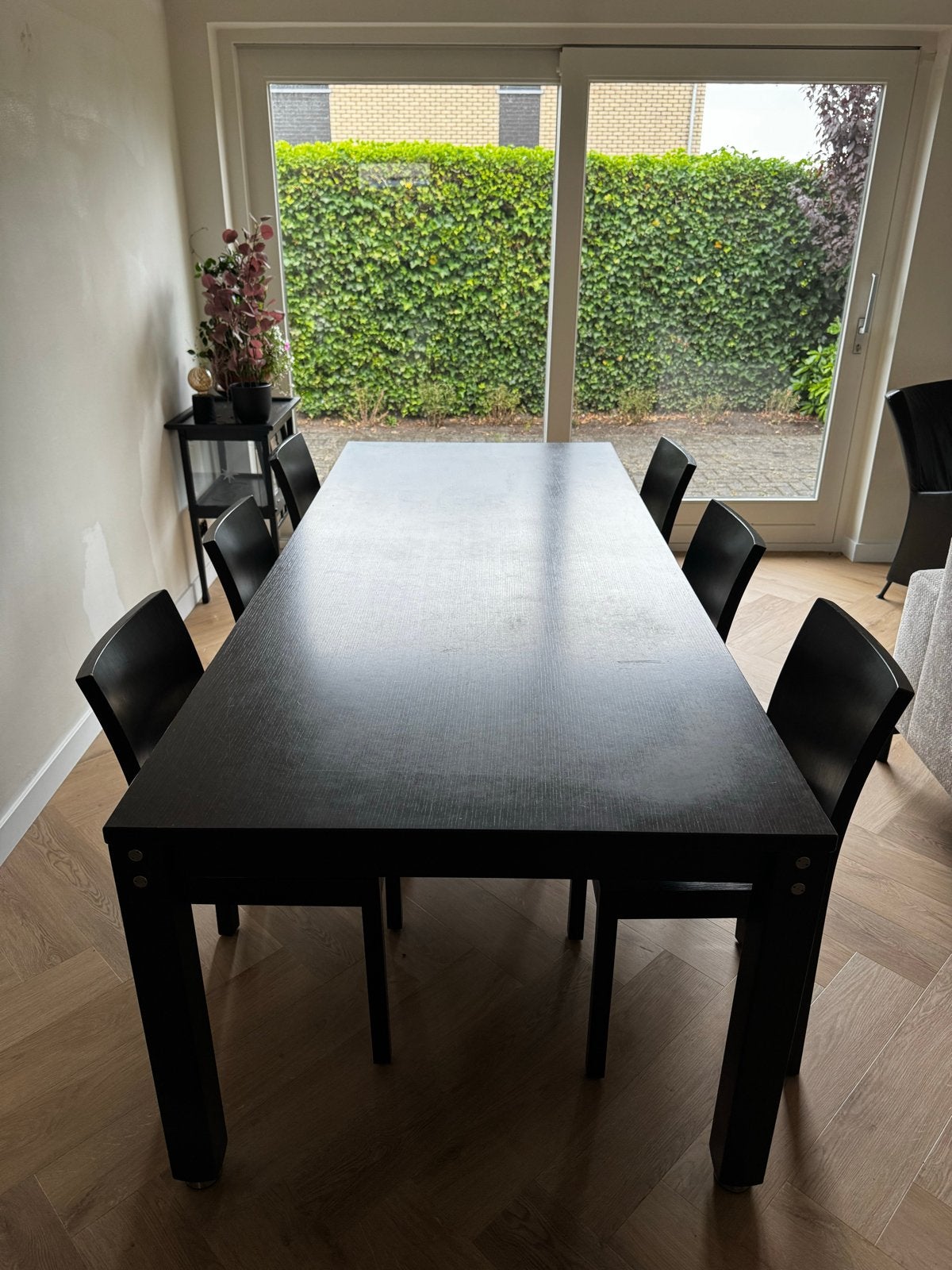Originele Bulthaup eetkamerset tafel 240x100 cm en 6 stoelen, Ophalen, 100 tot 150 cm, 200 cm of meer, Vijf personen of meer