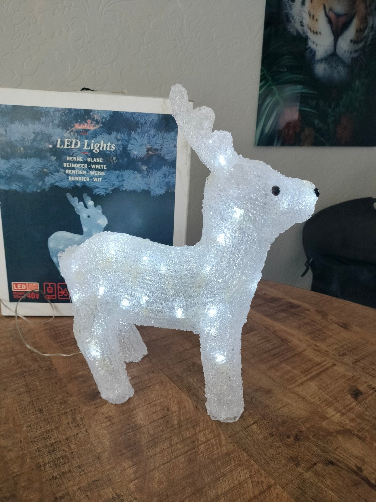 led figuur staand hert, binnen en buite, Ophalen, Gebruikt