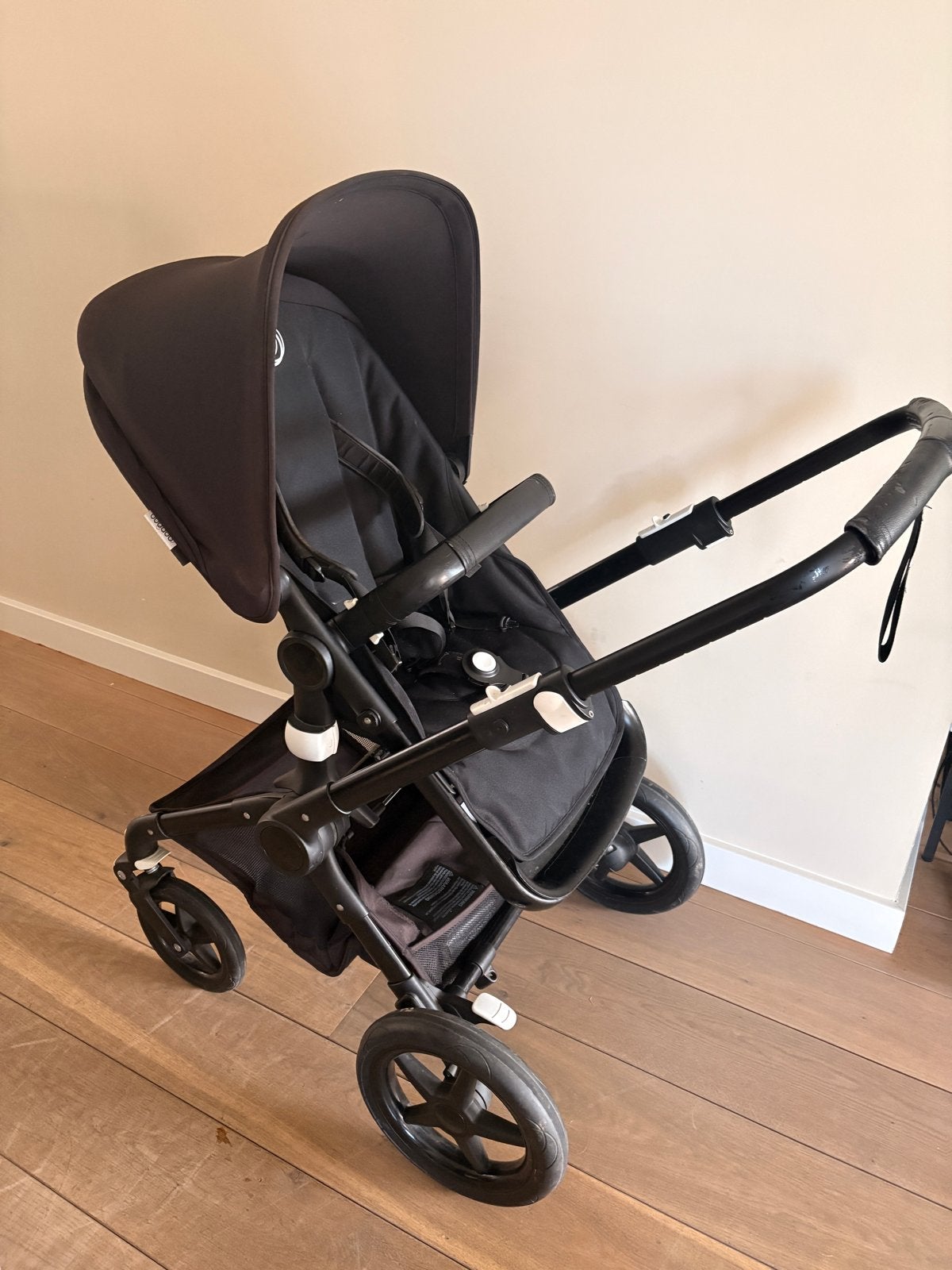 Bugaboo Fox all black, Gebruikt, Bugaboo, Ophalen of Verzenden, Combiwagen