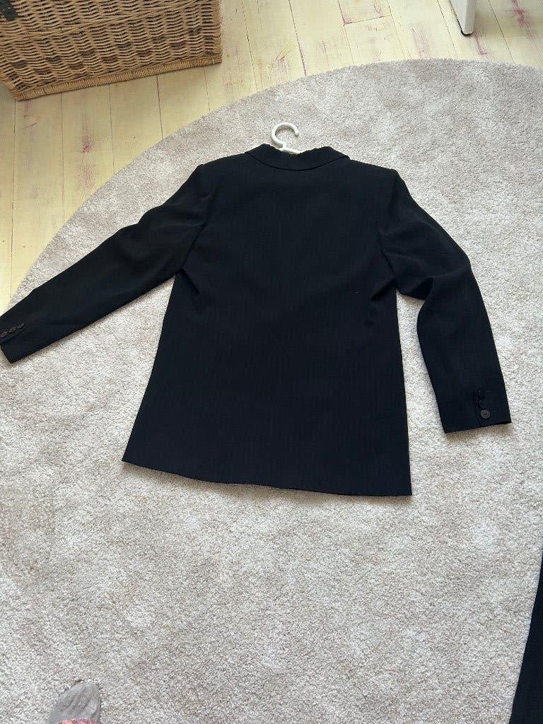Dameskostuum maat 46 zwart krijtstr. Marina Rinaldi maat 23, Ophalen of Verzenden, Zo goed als nieuw, Maat 46/48 (XL) of groter