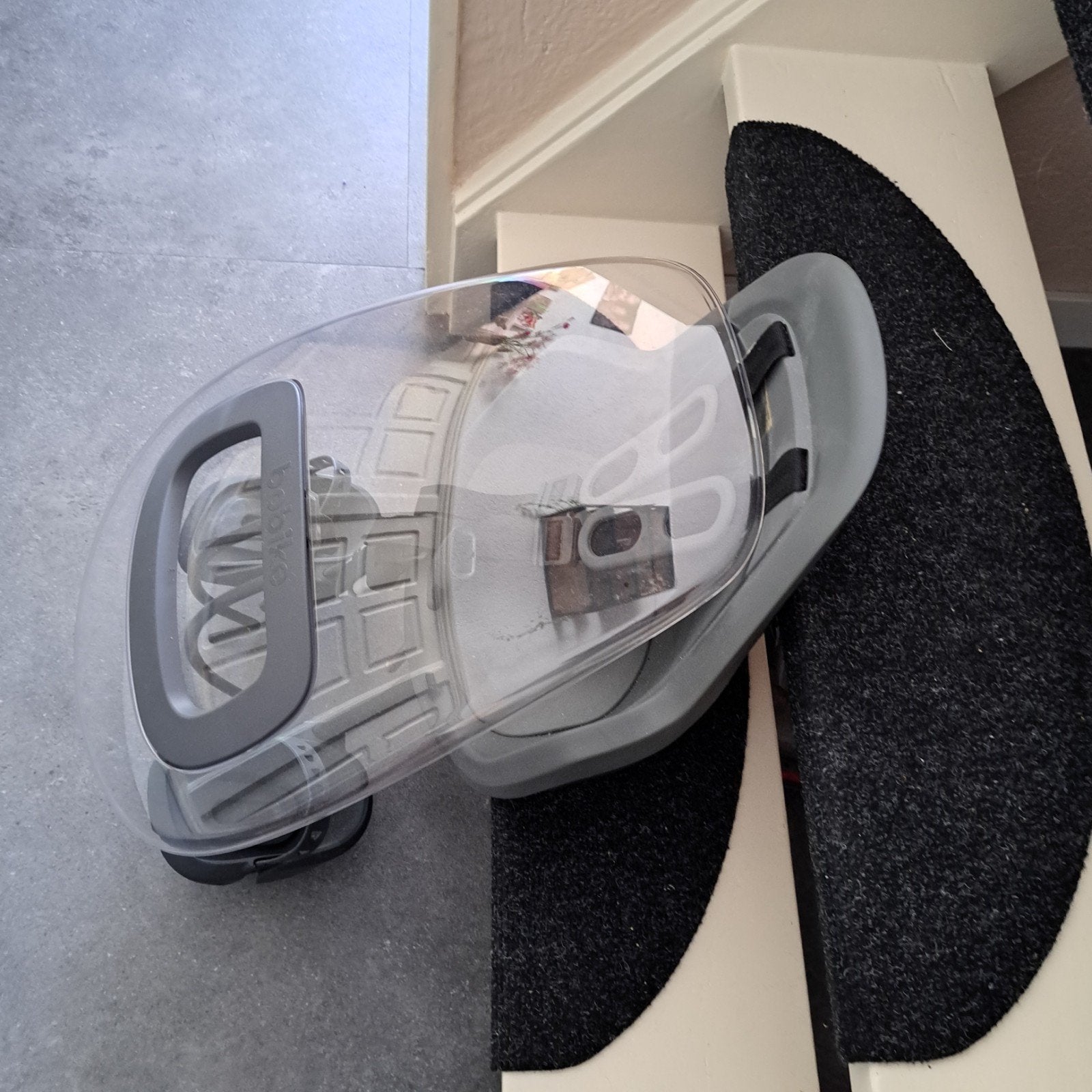 Bobob fietsstoeltje  voor voorop, Ophalen, Voetsteuntjes, Zo goed als nieuw, 0 t/m 13 kg