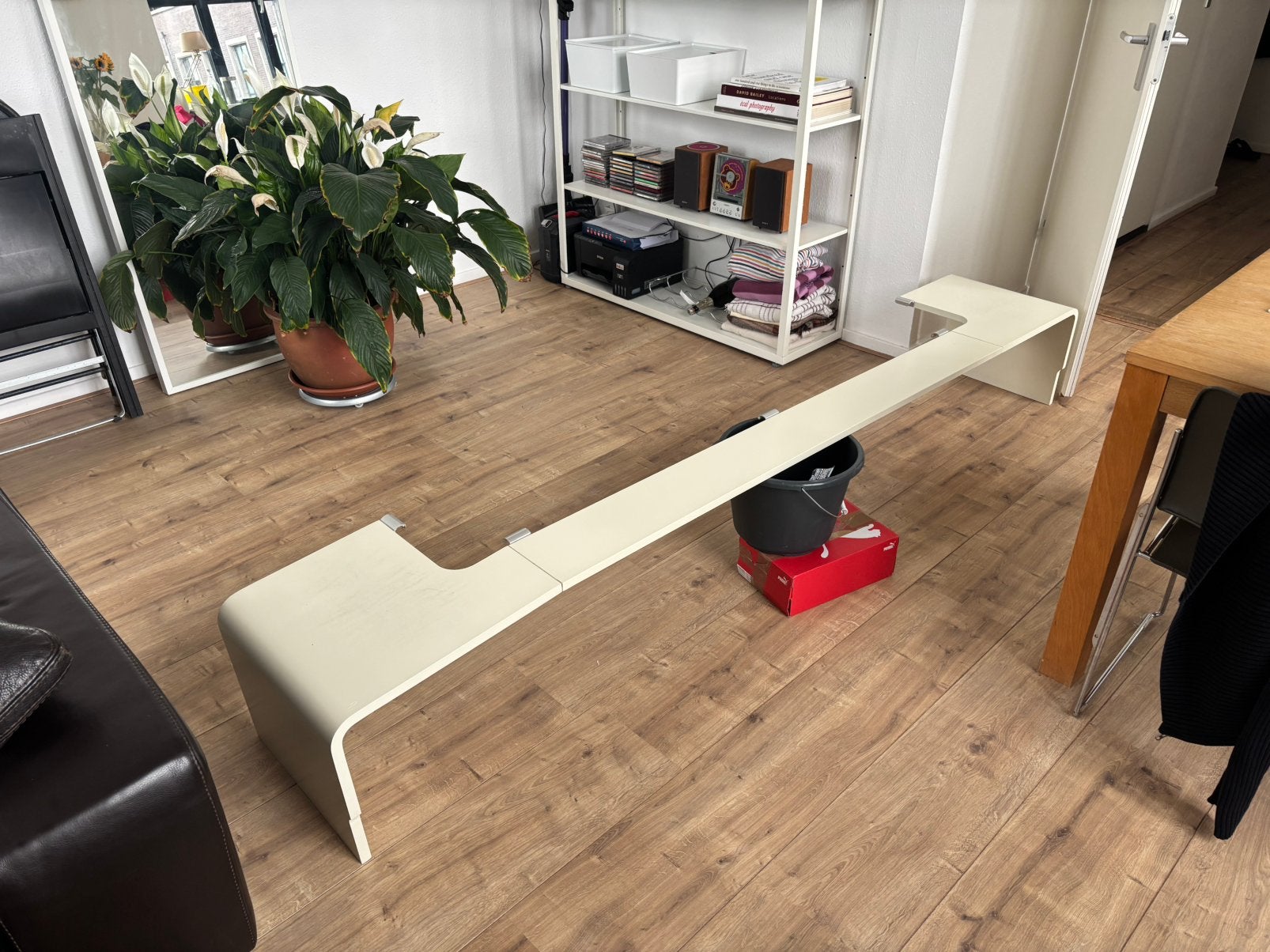 Auping hoofdeinde met tafeltjes 180 cm, Huis en Inrichting, Ophalen, Tweepersoons, Zo goed als nieuw, 180 cm