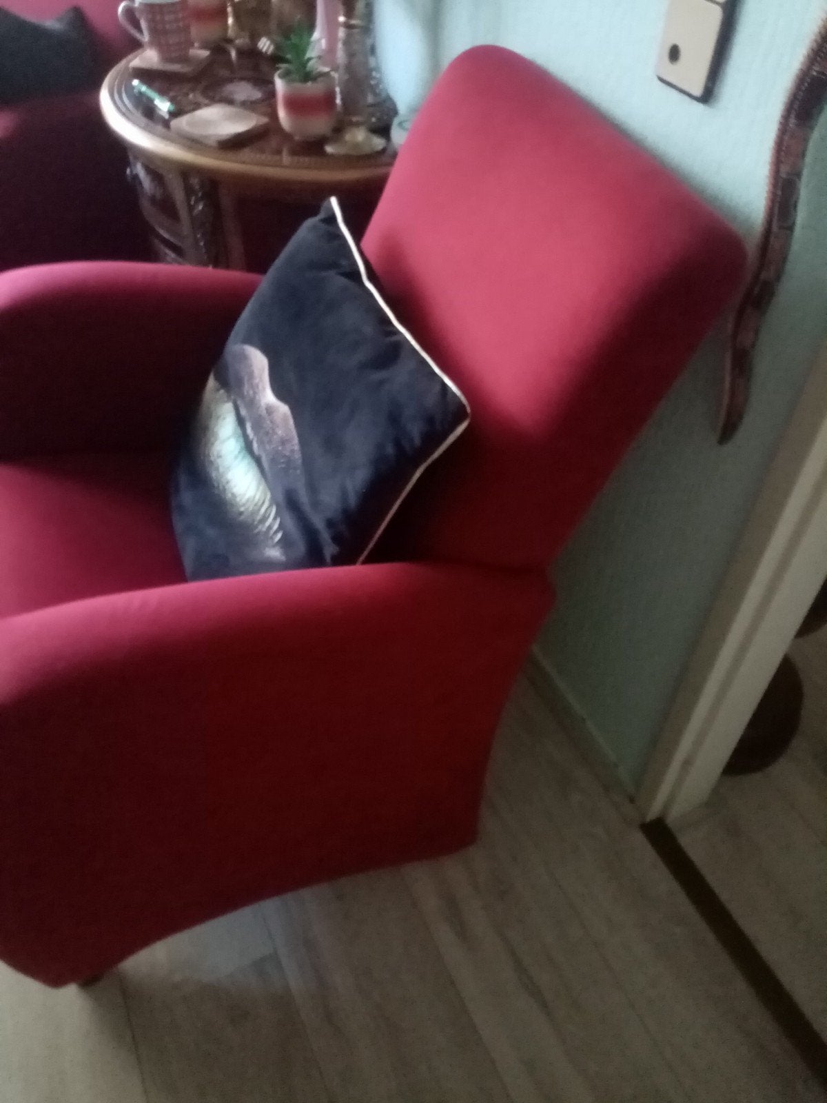fauteuils, Gebruikt, 75 tot 100 cm, Ophalen of Verzenden, Stof