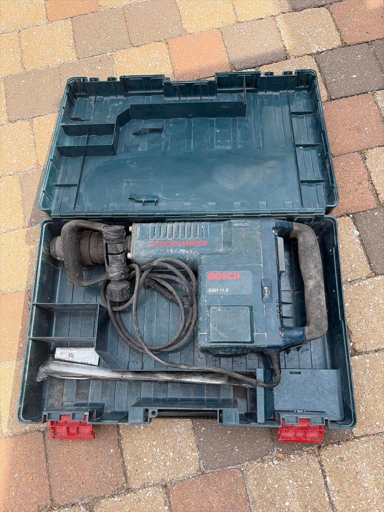 Bosch GSH 11 E Breekhamer - Goede staat, Ophalen of Verzenden, Gebruikt, 600 watt of meer, Boor- en/of Breekhamer