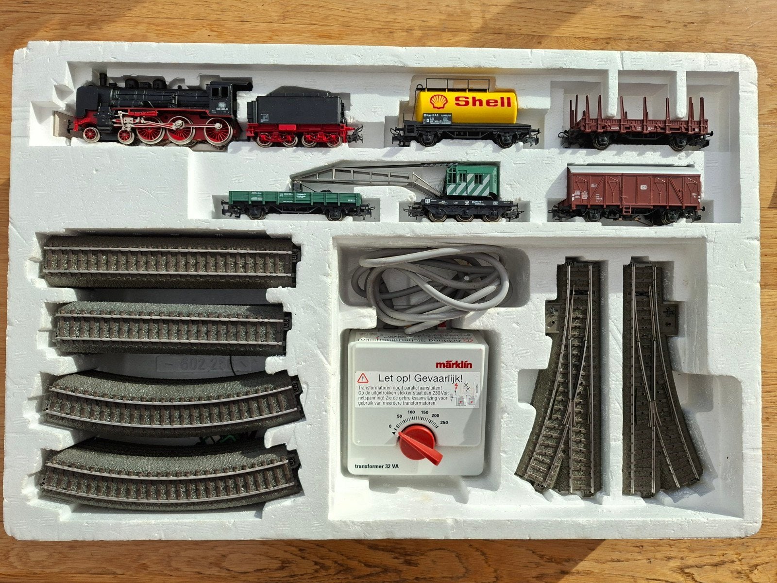 Märklin H0 29525 trein locomotief decoder wissel rails trafo, Wisselstroom, Treinset, Ophalen of Verzenden, Zo goed als nieuw