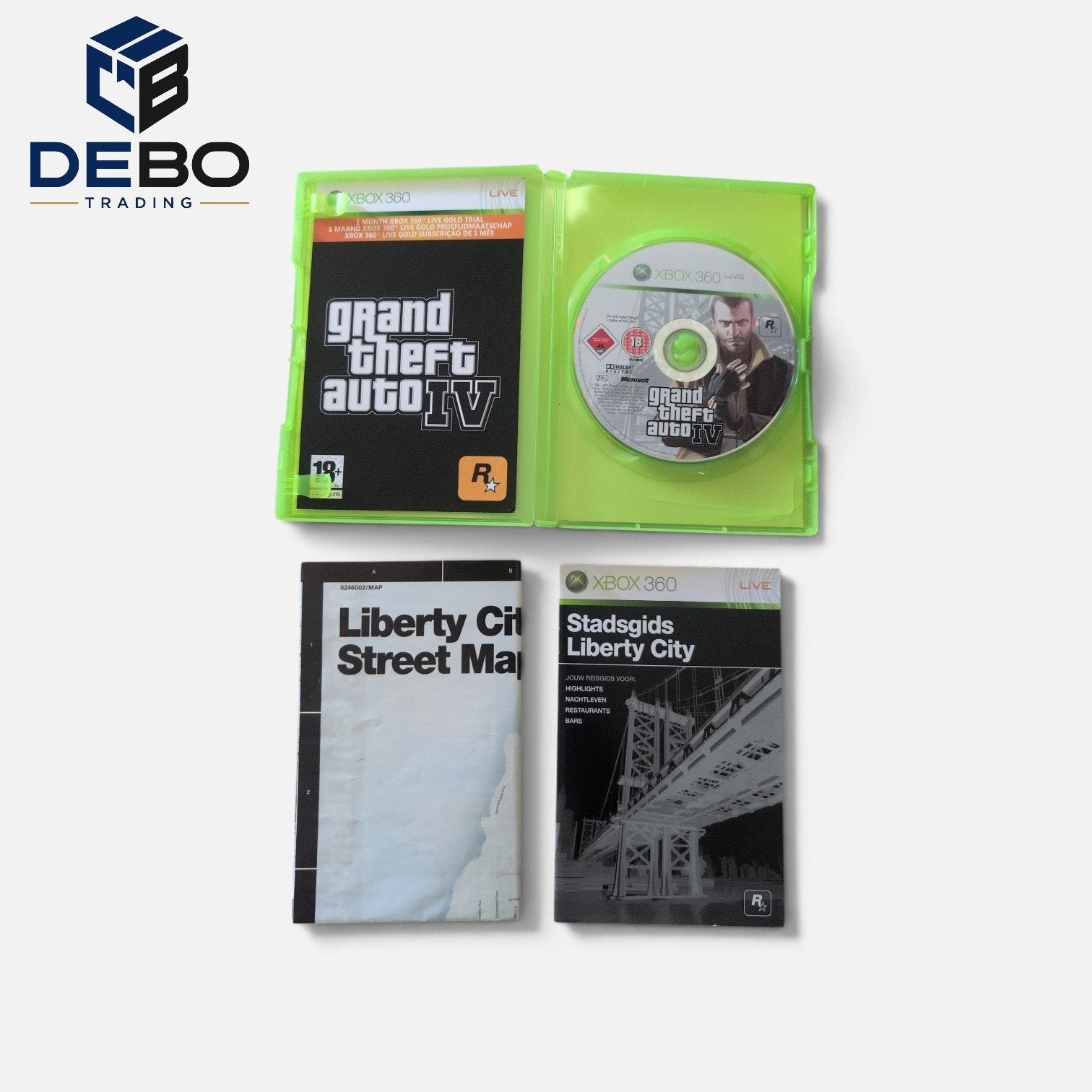 Rockstar Games Bundel Xbox 360 – GTA IV, GTA V & Red Death R, Avontuur en Actie, Vanaf 18 jaar, 1 speler, Ophalen of Verzenden
