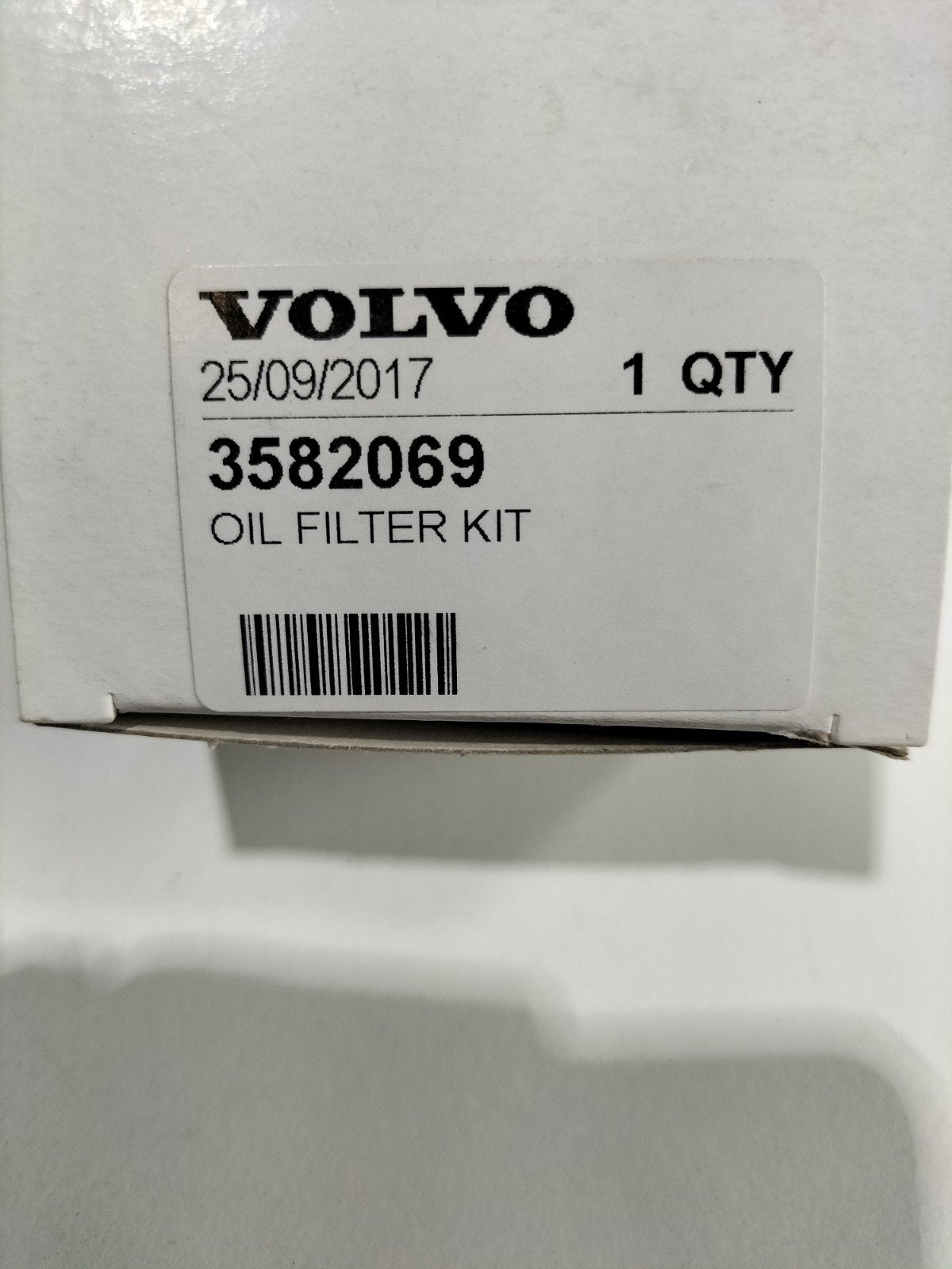 Origineel Volvo oliefilter kit 3582069, Ophalen of Verzenden, Nieuw, Volvo