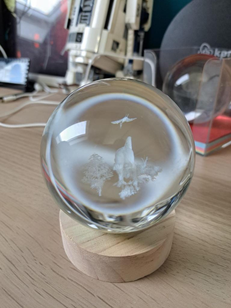 Dinosaurus. 3d ledlamp, Ophalen of Verzenden, Nieuw, Glas