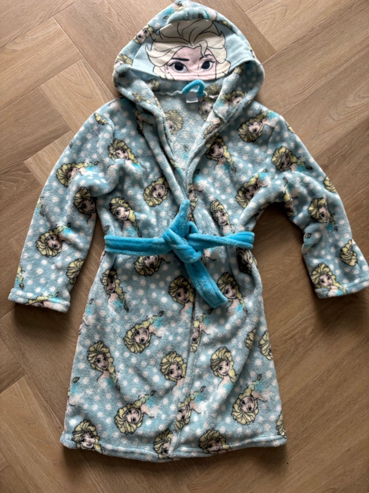 Frozen badjas Fleece maat 122/128, Ophalen of Verzenden, Gebruikt, Meisje, Nacht- of Onderkleding
