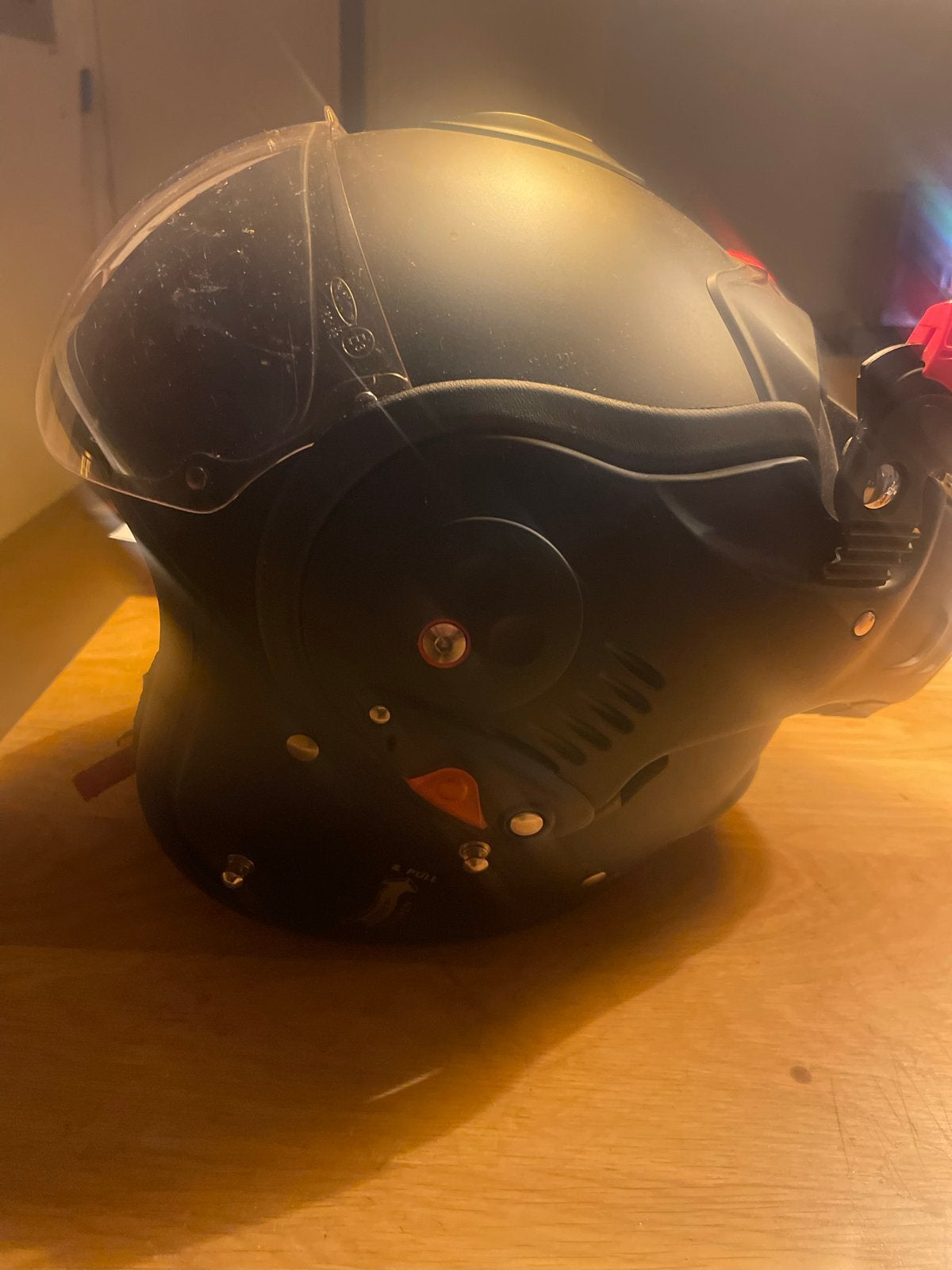 Boxer helm, Fietsen en Brommers, Brommerhelmen, Verzenden, Gebruikt, Medium