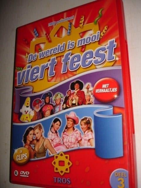 Studio 100- TROS viert feest! De Wereld is mooi-, Cd's en Dvd's, Alle leeftijden, Verzenden, Zo goed als nieuw