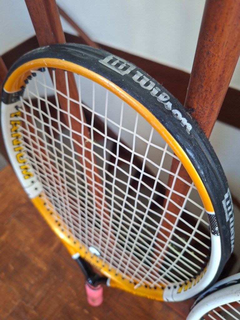 Tennis rackets, Sport en Fitness, Ophalen of Verzenden, Gebruikt, Racket, Wilson