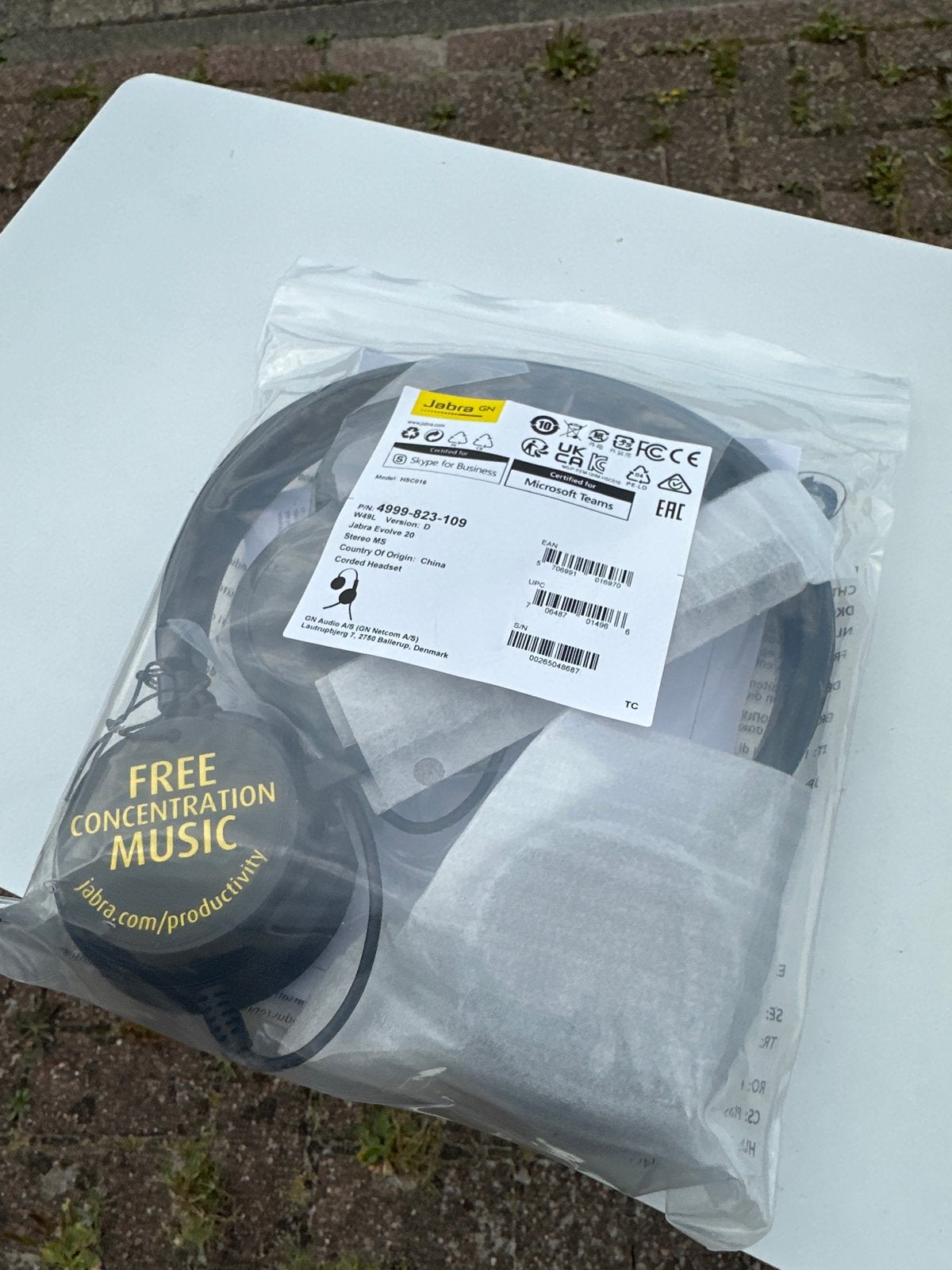 Jabra Headset - Nieuw in verpakking, Nieuw, Ophalen of Verzenden, Over-ear, Jabra