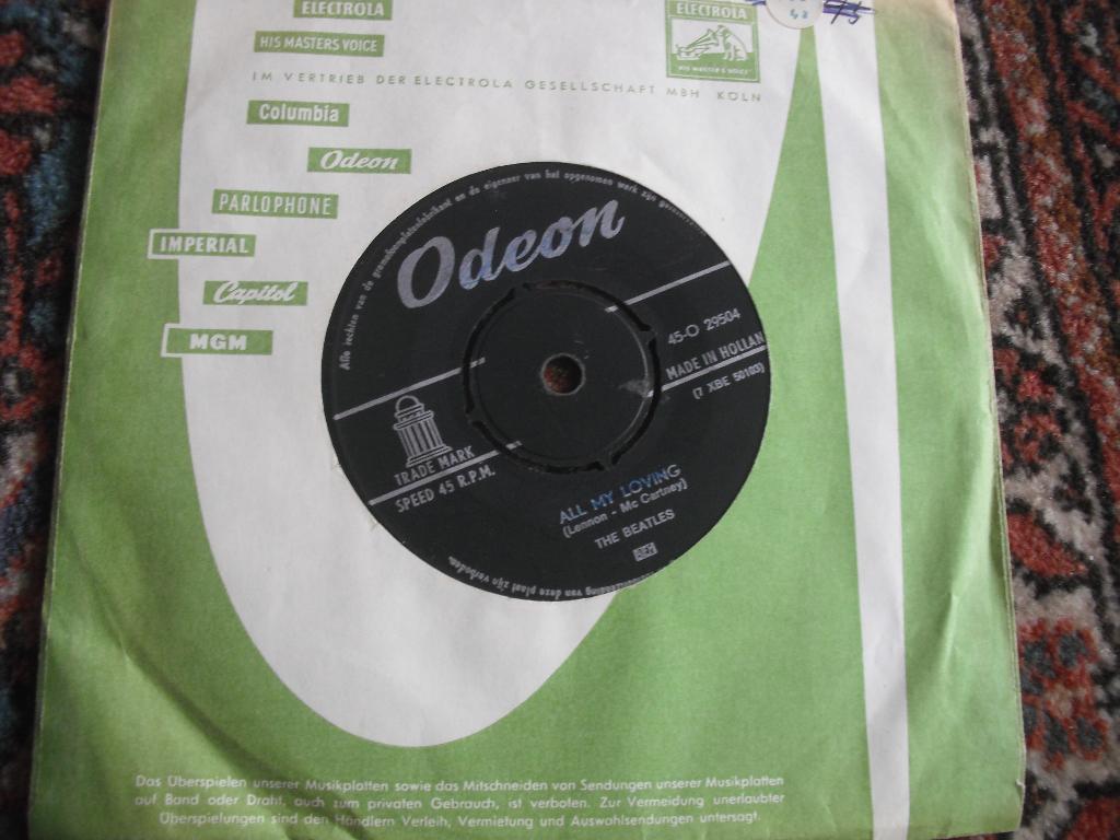 The Beatles - All my Loving., Ophalen of Verzenden, Gebruikt, Pop