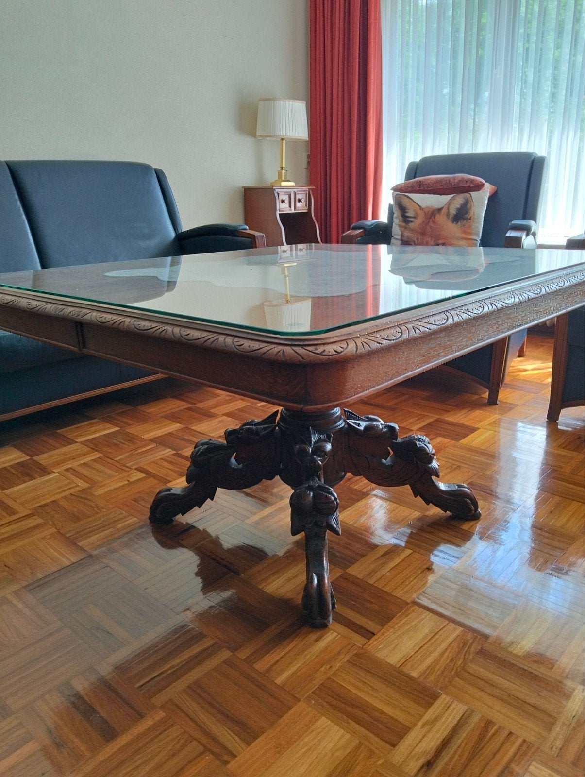 Unieke Vossenkop Tafel, Ophalen