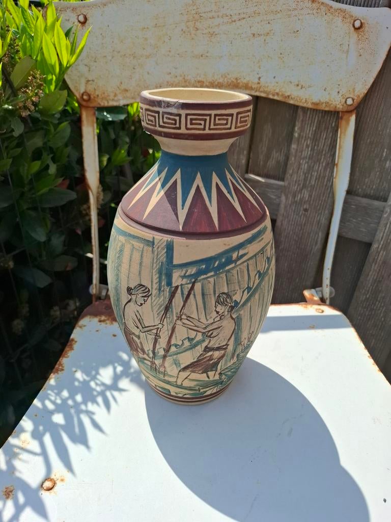 Antieke Griekse vaas met mythologische afbeeldingen, Antiek en Kunst, Ophalen