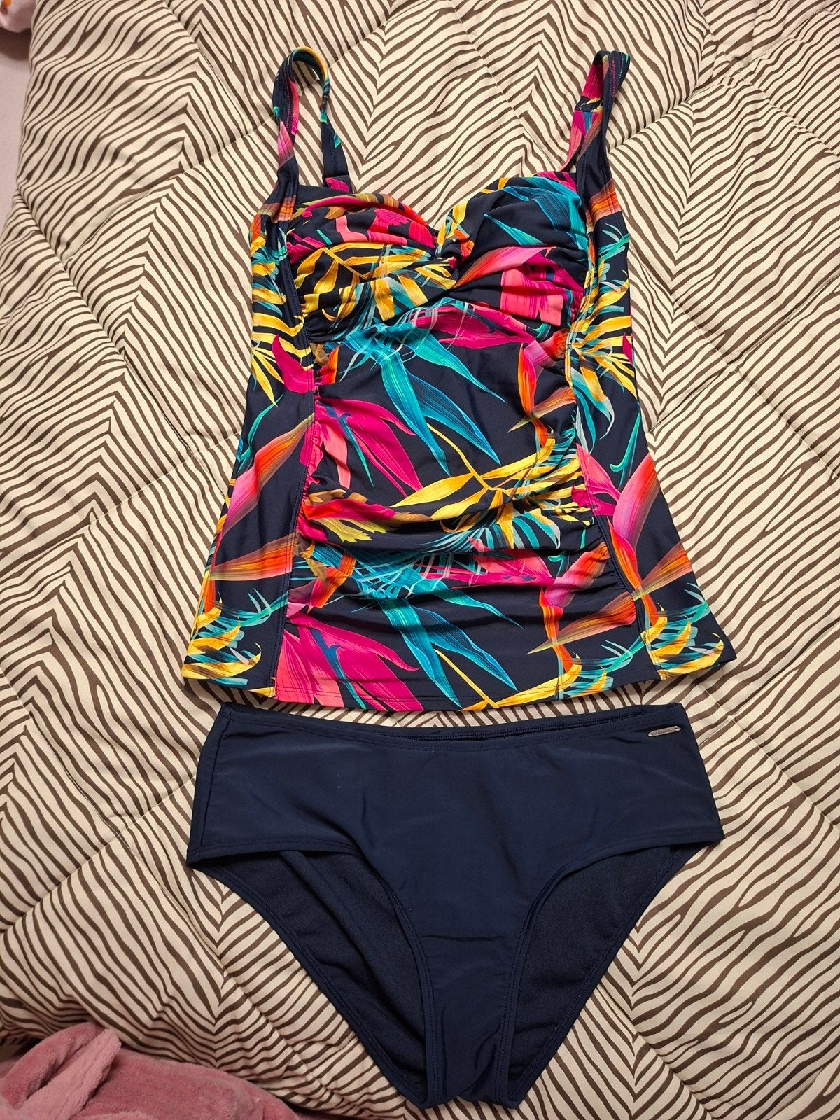 Bomain Tankini Set Maat 38, Blauw, Nieuw, Ophalen of Verzenden, Bomain