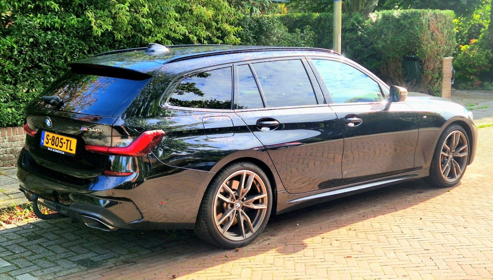 BMW 3-Serie M340i 374pk Xdrive Aut 2021 Zwart, Automaat, 1800 kg, Zwart, Stationwagon