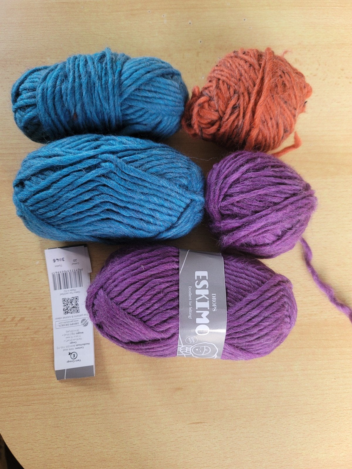 Drops Eskimo Wol - Diverse Kleuren (100% Wol), Ophalen of Verzenden, Zo goed als nieuw, Breien of Haken, Wol of Garen