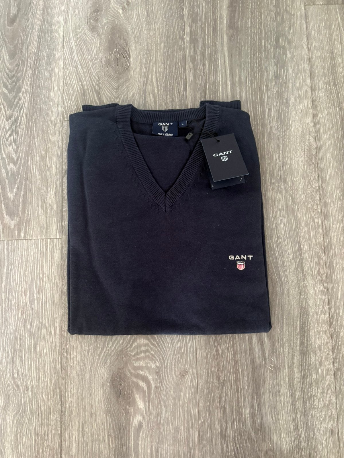 Gant Trui Donkerblauw Maat L Nieuw, Ophalen of Verzenden, Nieuw, Maat 52/54 (L), Blauw